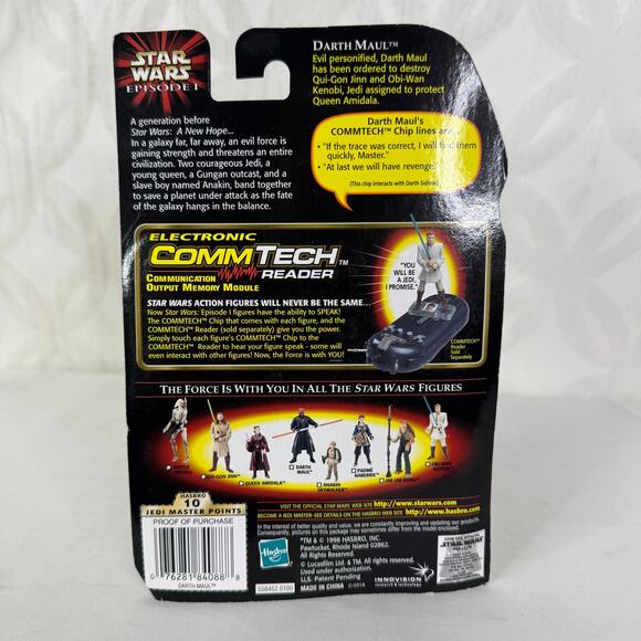 5 for $25| Star Wars Episode I Darth Maul CommTech Chip Hasbro Action Figure - Picture 5 of 6